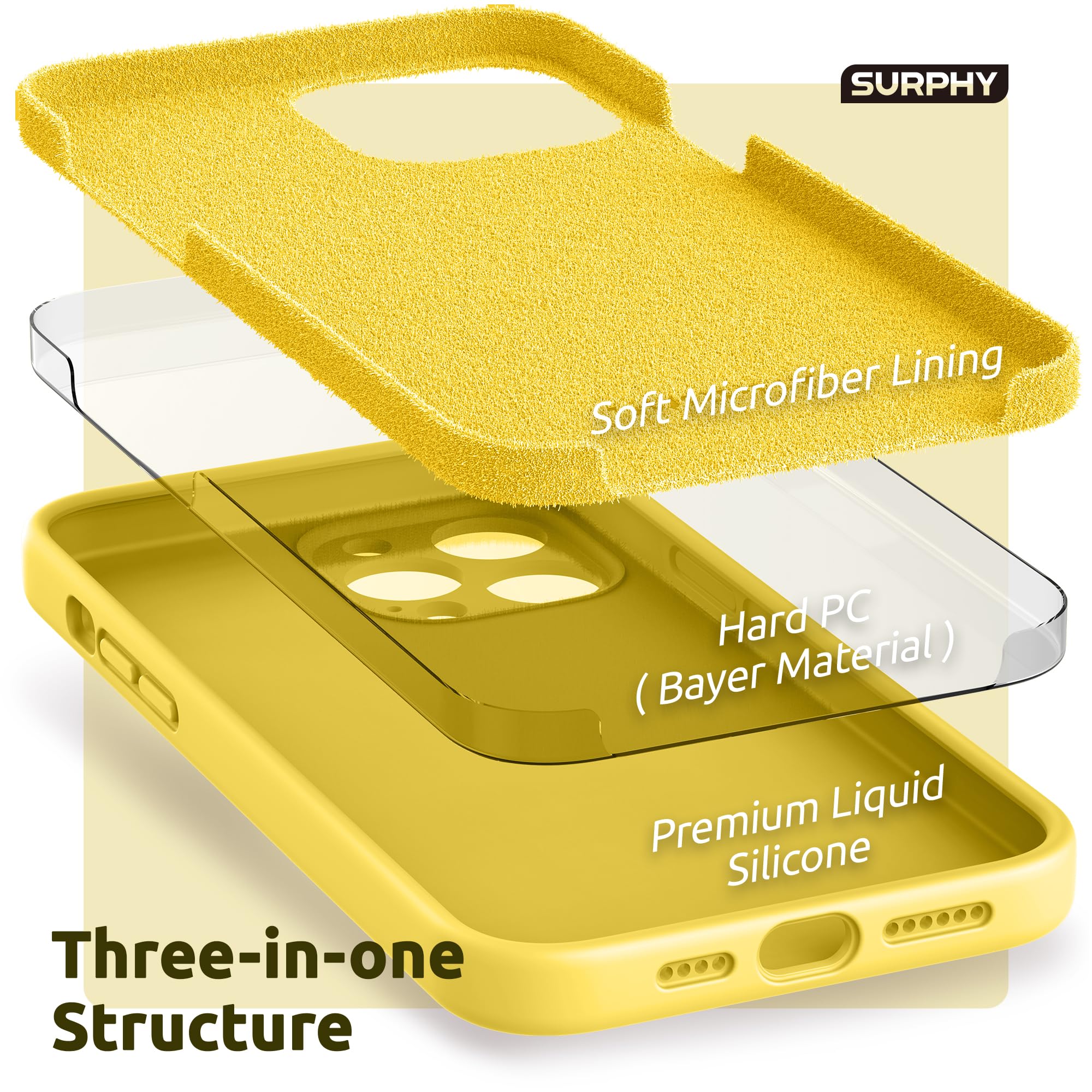 Amazon.co.jp: SURPHY iPhone13 Pro Maxケース シリコン